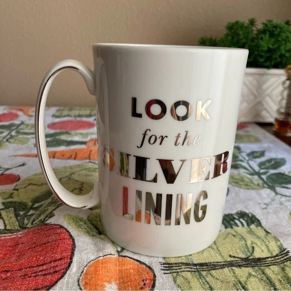 Kate Spade x Lenox Look for the Silver Lining mug